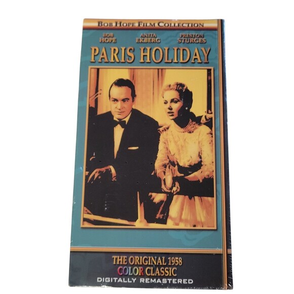 Paris Holiday (VHS, 2000, Bob Hope Film Collection) Comedy Anita Ekberg Sturges - Picture 1 of 5